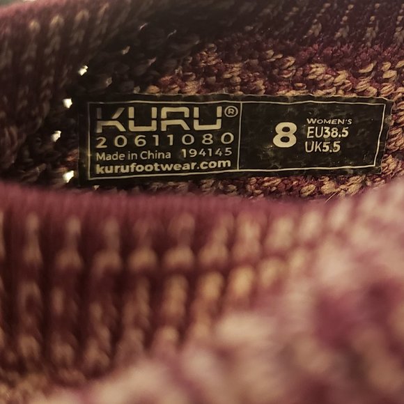 Kuru Stride Slip On Sneakers Size 8 Purple - Picture 12 of 12